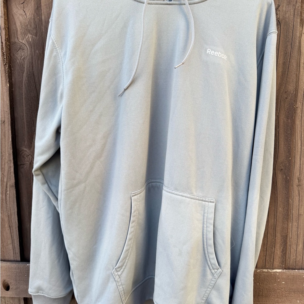 Reebok Men's Soft Gray Hoodie